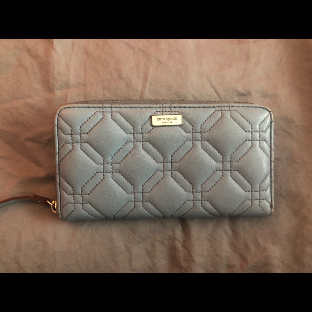 Kate spade quilted wallet
